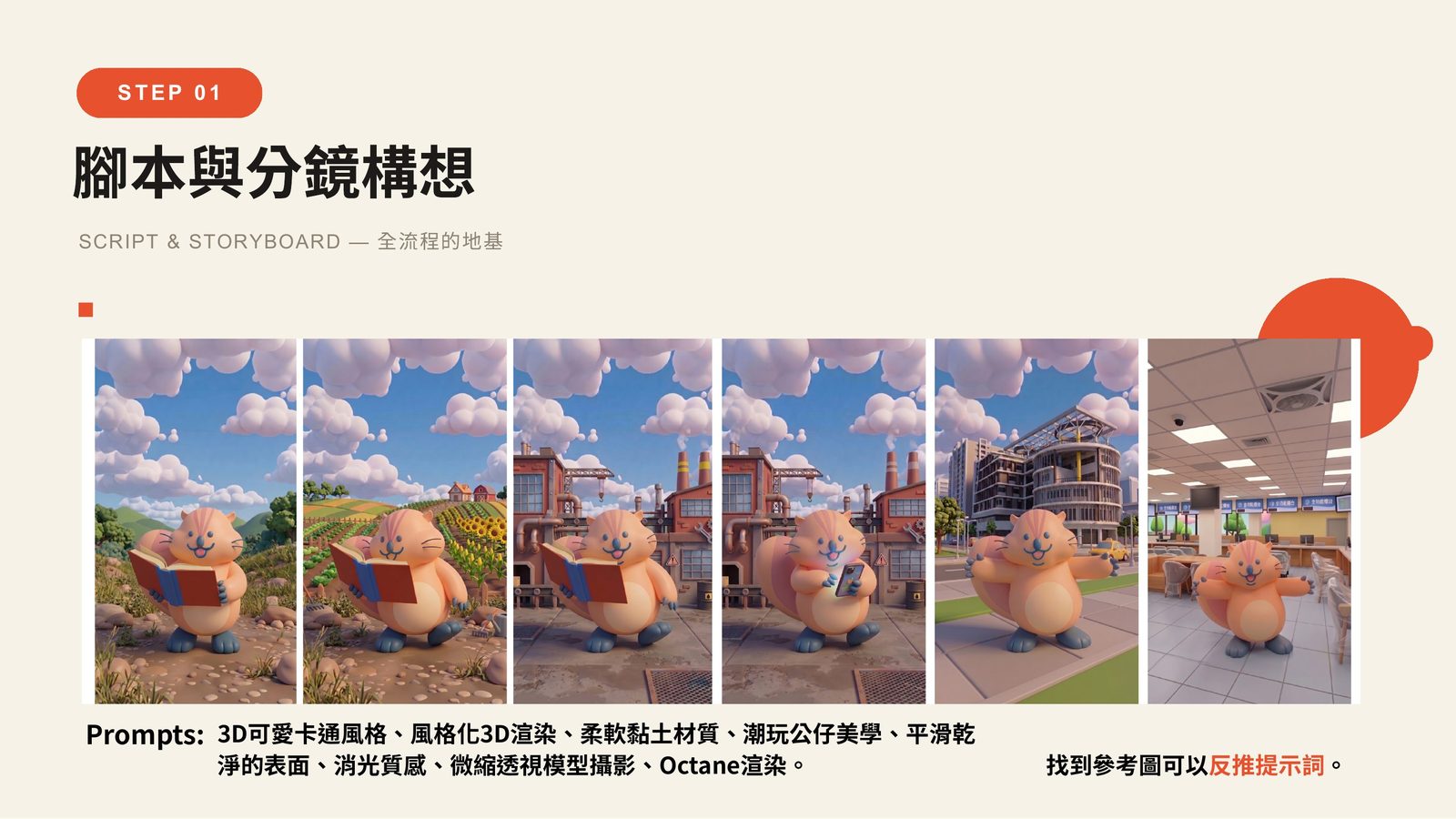 腳本與分鏡構想投影片